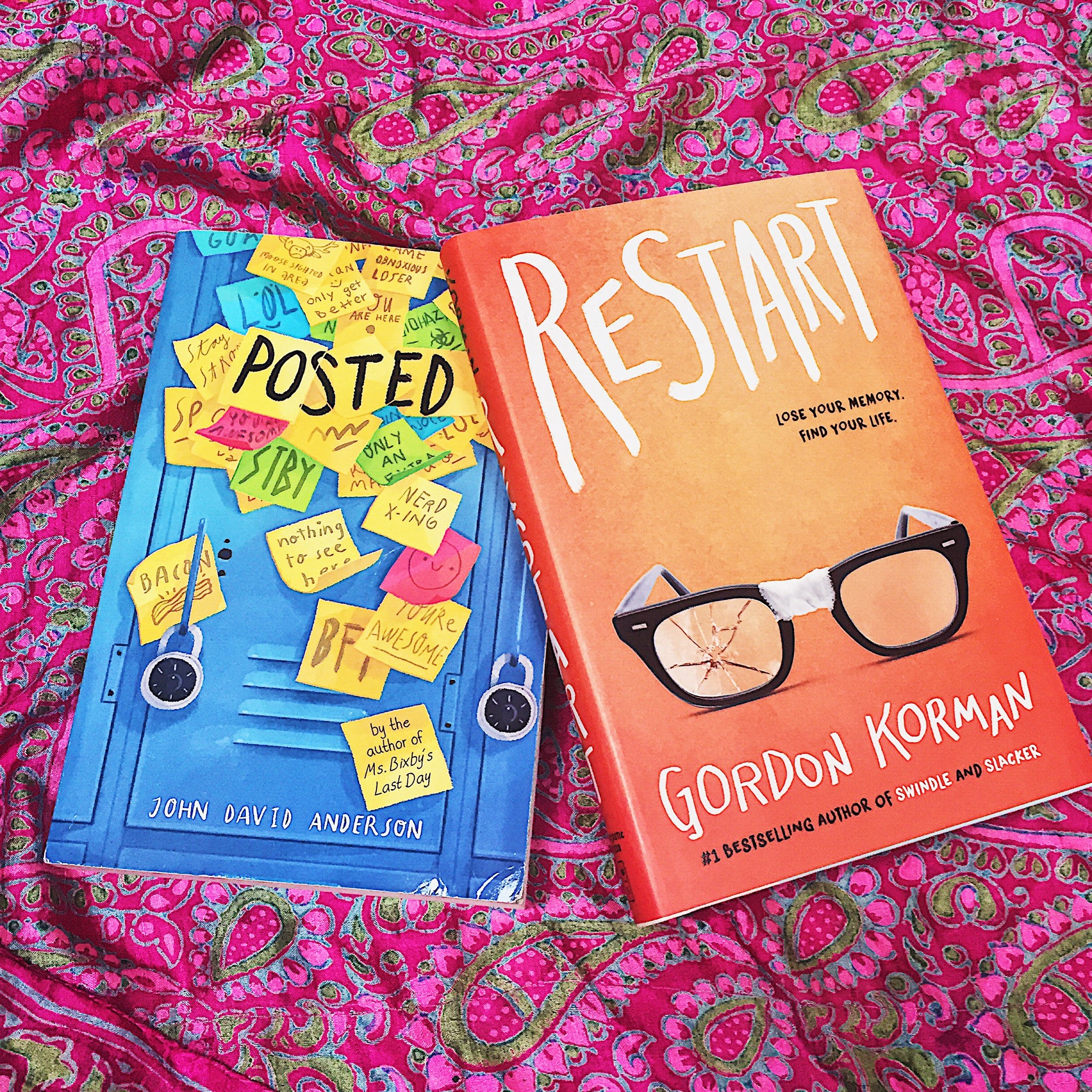 BULLYING: BOOK REVIEWS FOR RESTART BY GORDON KORMAN AND POSTED BY JOHN DAVID ANDERSON